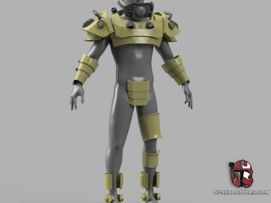STL 3D Print Files The Psyker Class Mind Witch’s Psi Conductive Armour of Redemtion Armor 1:1 Cosplay Replica DARKTIDE