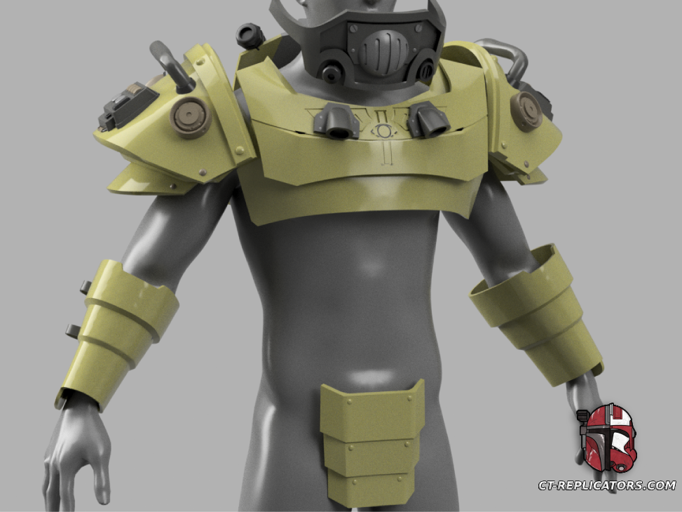 STL 3D Print Files The Psyker Class Mind Witch’s Psi Conductive Armour of Redemtion Armor 1:1 Cosplay Replica DARKTIDE