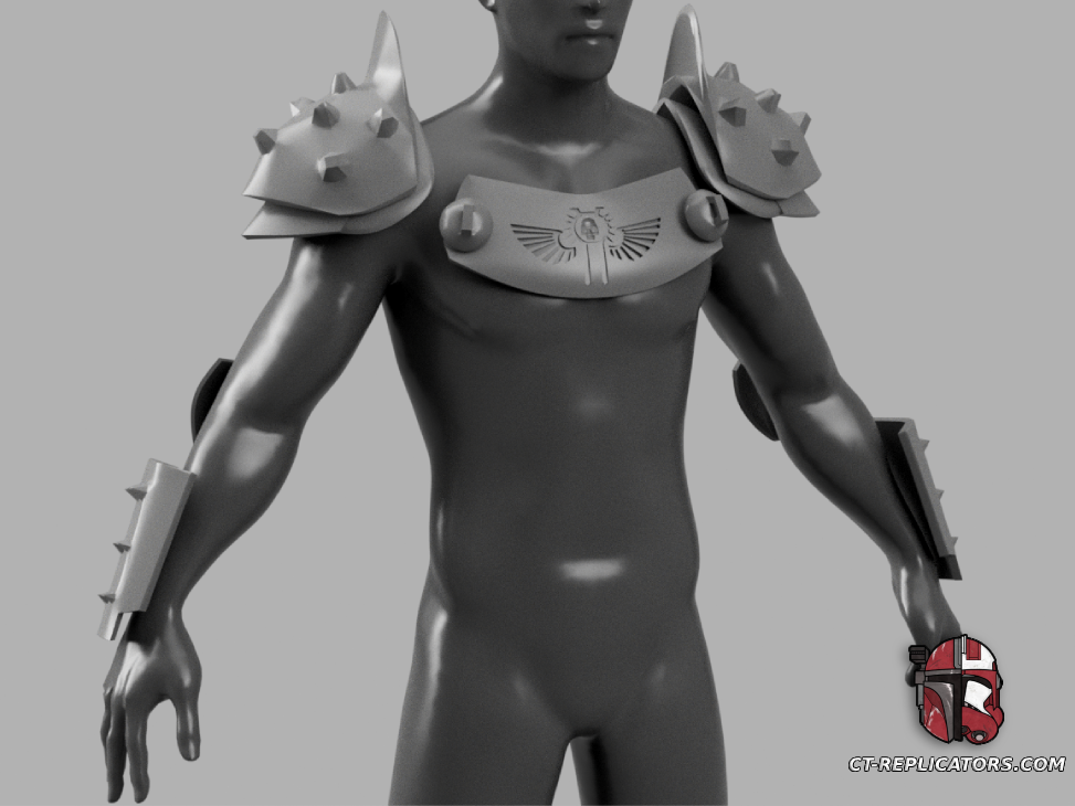 STL 3D Print Files The Zealot Class Pious Preachers Vestments Armor 1:1 Cosplay Replica DARKTIDE