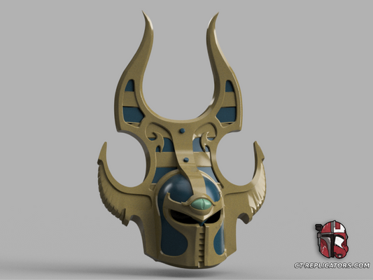 Thousand Sons Rubric Grunt Flame Space Marine 2 Helmet Cosplay 1:1