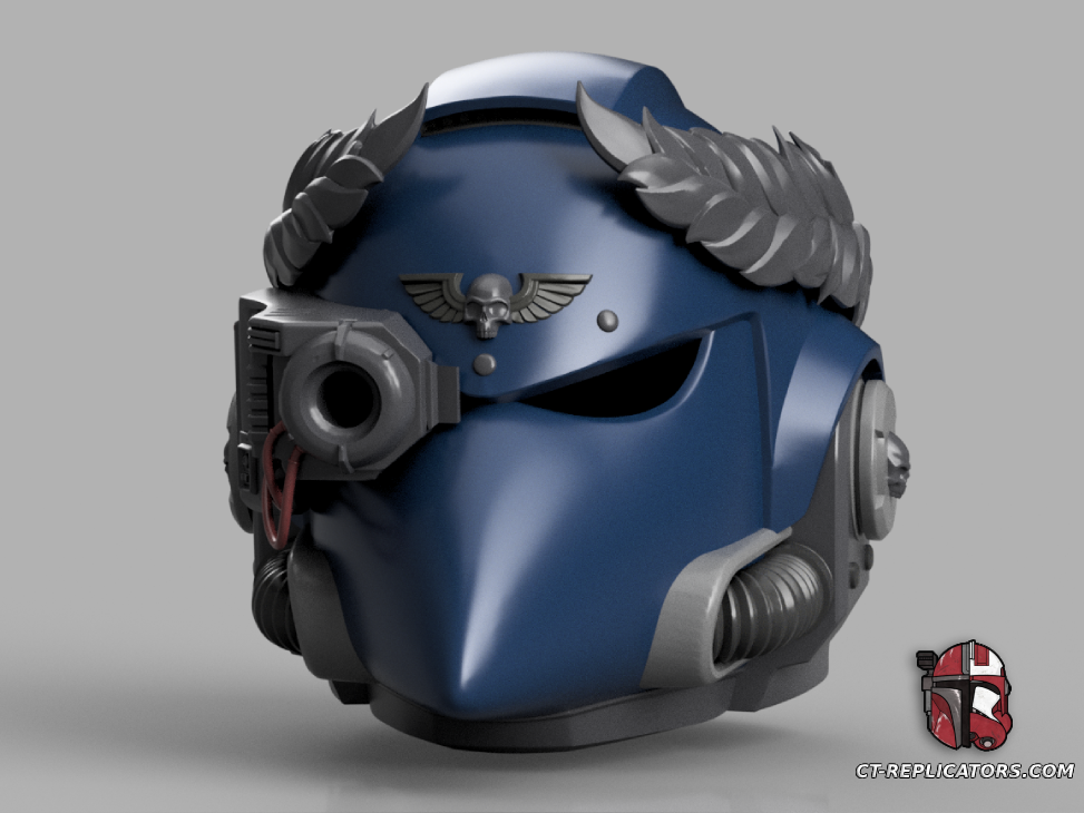 Veteran Champion Beakie Corvus Raven Guard Space Marine SM2 Helmet MK – CT-Replicators