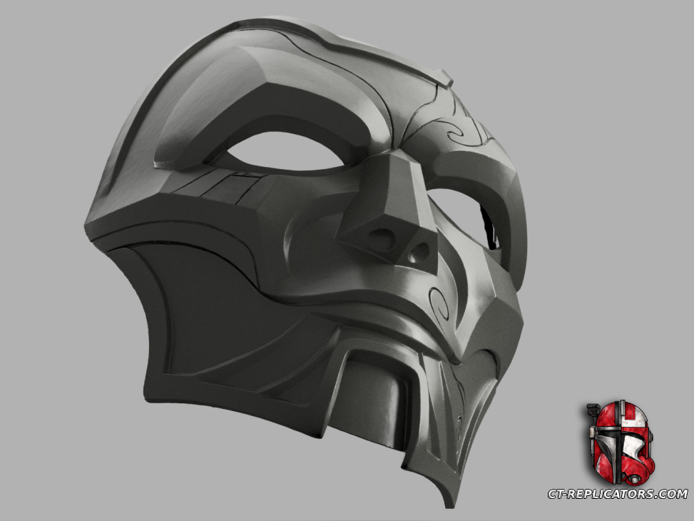STL 3D Print Files Jhin Mask cosplay 1:1 replica - League Of Legends