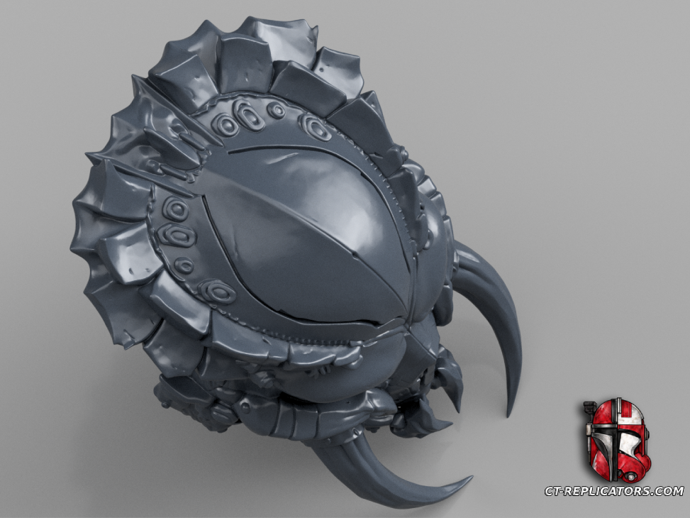 STL 3D Print Files Totem Warden Predator Bio Mask (Helmet) Cosplay 1:1 Replica