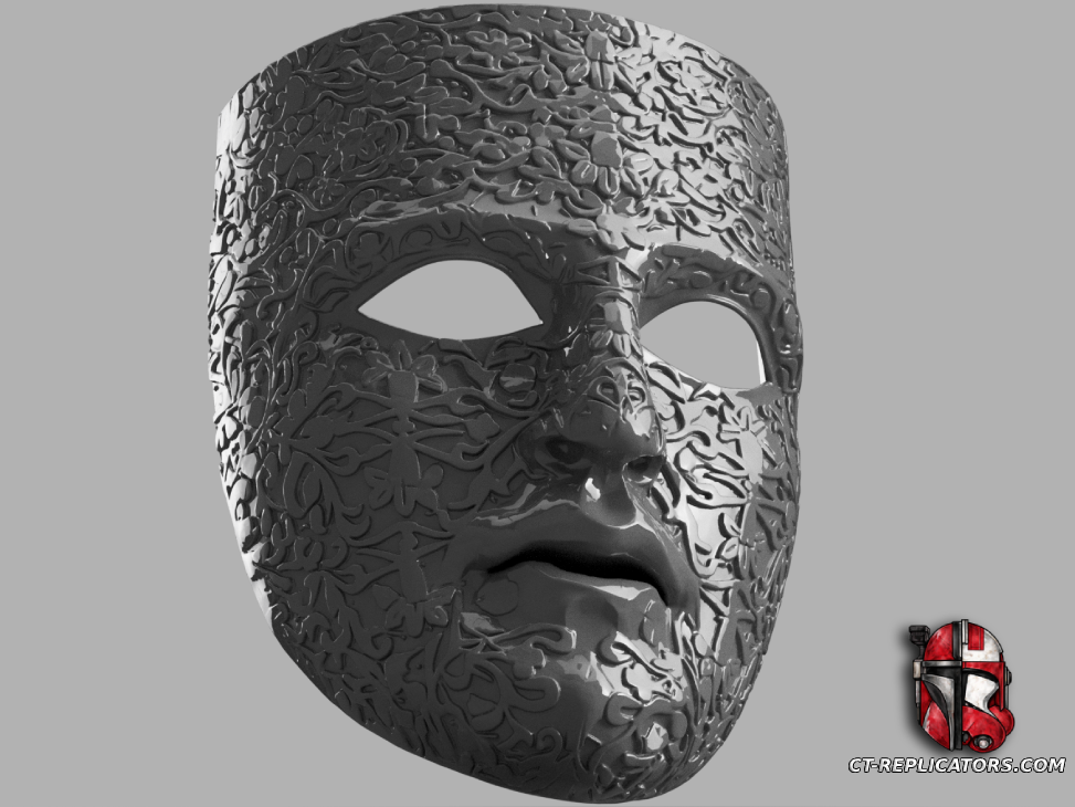 STL 3D Print Files Kingdom Of The Heaven - Baldwin IV Mask - Cosplay 1:1 Replica
