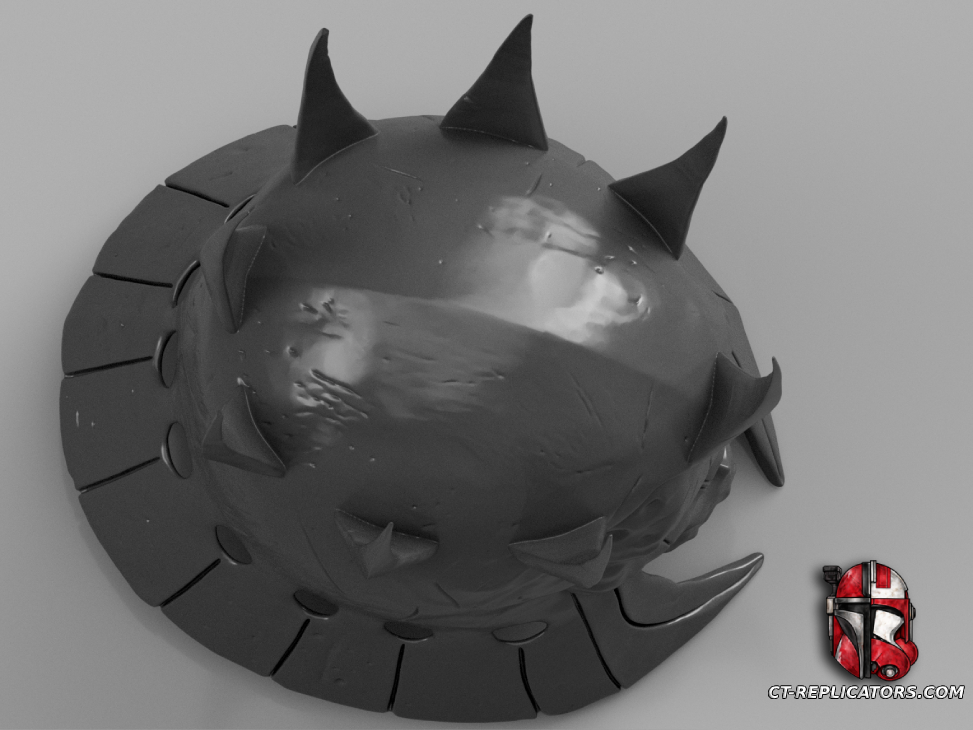 Eredin Bréacc Glas Helmet - Witcher 3 - Cosplay 1:1 Replica