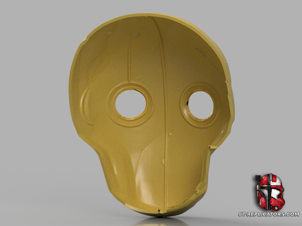STL 3D Print FIles Blitzcrank Mask - League Of Legends Cosplay 1:1 Replica