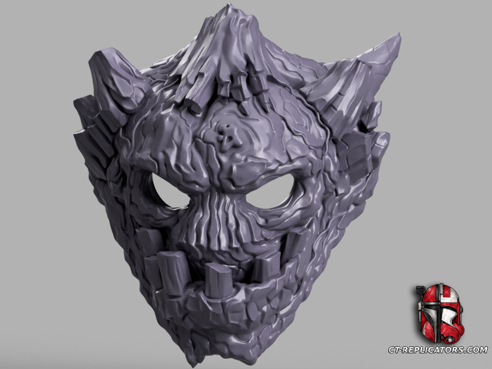 STL 3D Print Files Coral Reef Malphite Head - League Of Legends Cosplay 1:1 Replica