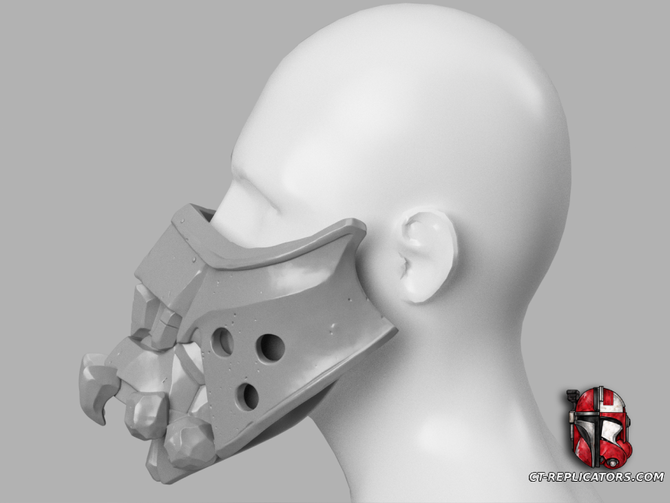 STL 3D Print Files SCION Mask - League Of Legends Cosplay 1:1 Replica