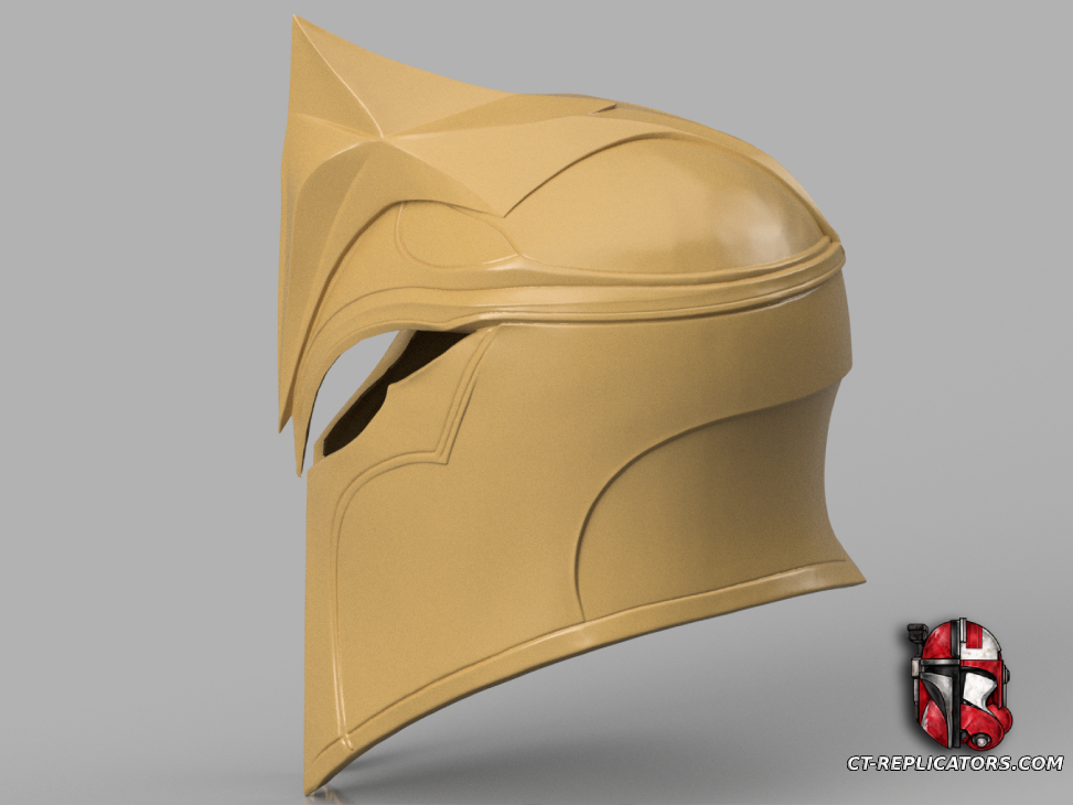STL 3D Print Files Kayle Helmet - League Of Legends Cosplay 1:1 Replica