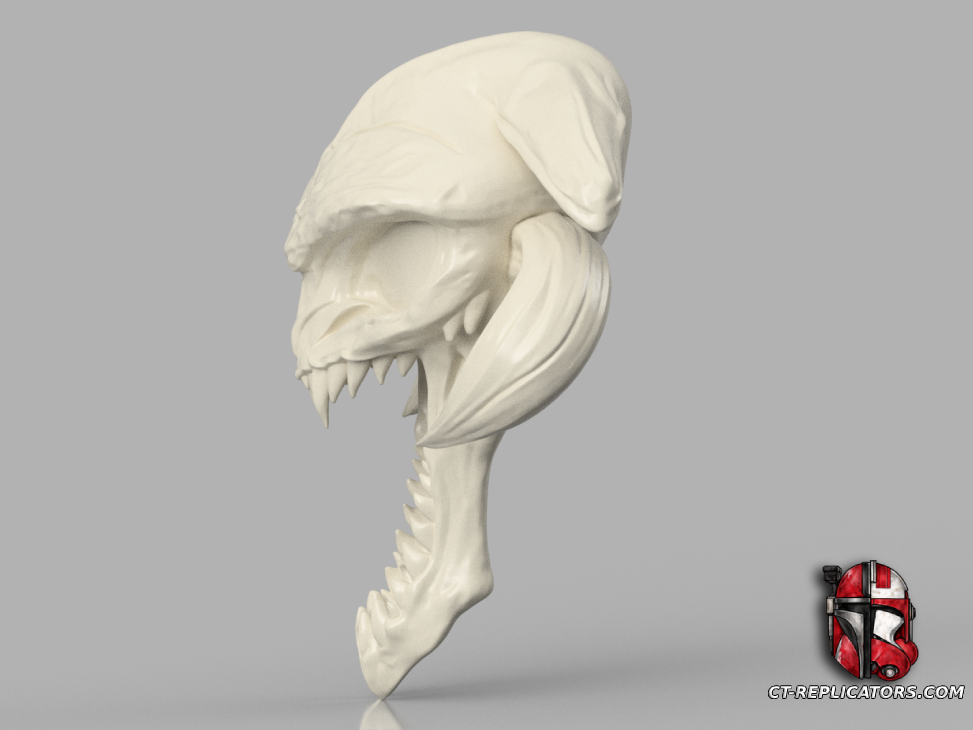 STL 3D Print Files Jurassic Cho'Gath Head trophy - League Of Legends 1:1 scale