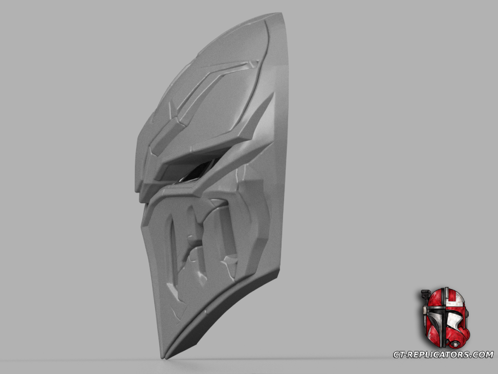 STL 3D Print Files ZED Mask - League Of Legends Cosplay 1:1 Replica