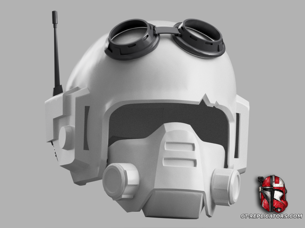 Harsh Environment Flak Helmet with goggles (Glacial Might) - Darktide 1:1 Cosplay