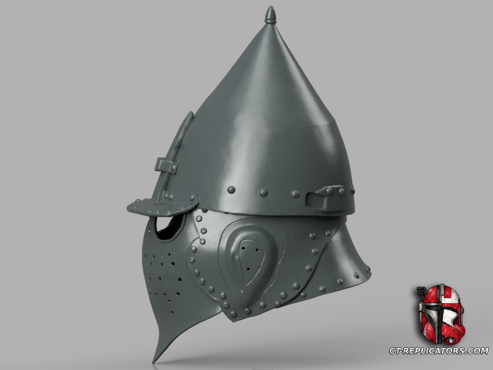 BASINET XIV Medieval Helmet 1:1 Cosplay Replica