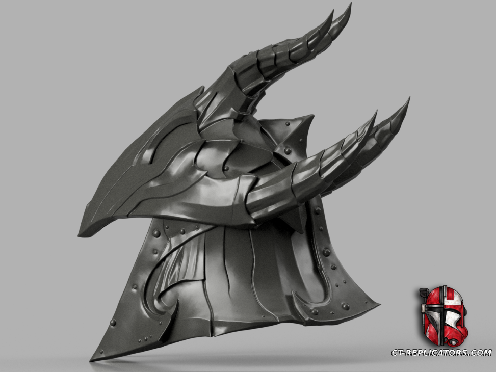 STL 3D Print FIles Elder Scrolls Skyrim Dragonscale Helmet Cosplay 1:1 Replica