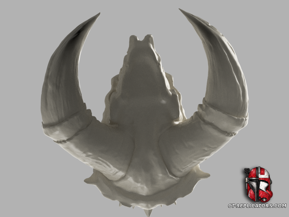STL 3D Print Files Starcraft 2 - Zergling Skull trophy 1:1 Scale
