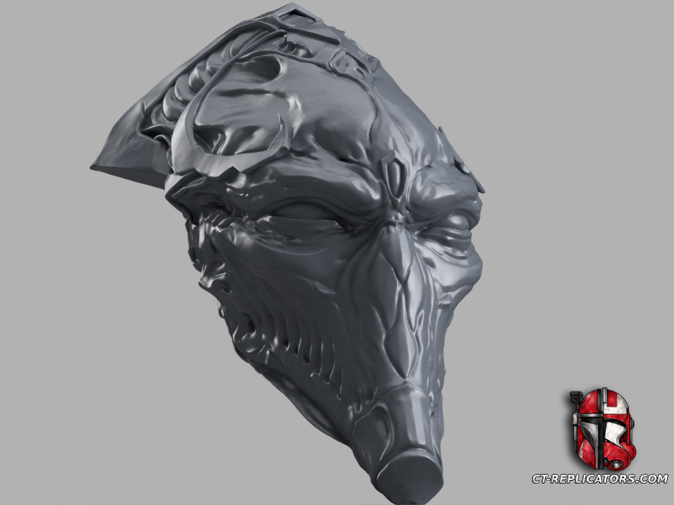 STL 3D Print Files Starcraft 2 - Protoss Zealot Head trophy 1:1 Scale