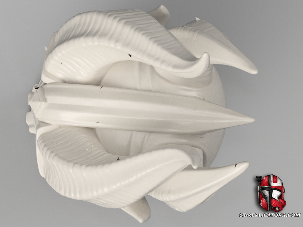 STL 3D Print Files Aeldari Drukhari Incubi helmet 1:1 Cosplay Replica