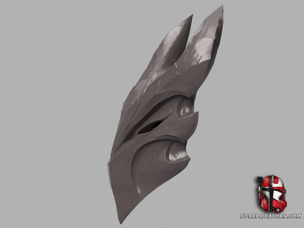 STL 3D Print Files Infernal SHEN mask - League Of Legends Cosplay 1:1 Replica