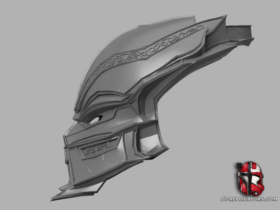 STL 3D Print Files BAD LANDS Father Concept 01 Predator Bio Mask (Helmet) Cosplay 1:1 Replica