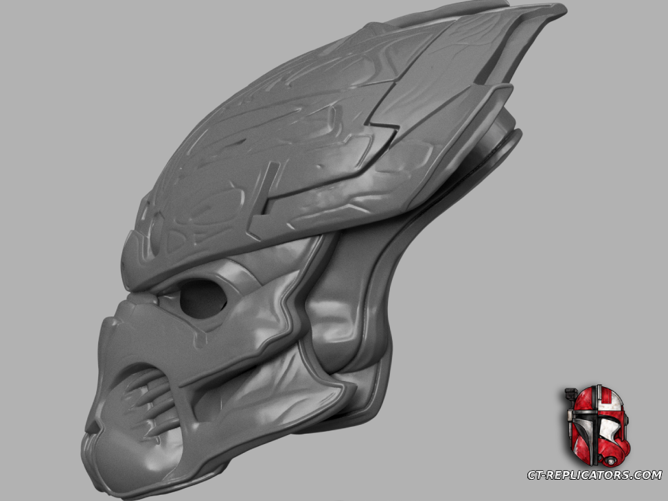 STL 3D Print Files BAD LANDS Father Concept 11 Predator Bio Mask (Helmet) Cosplay 1:1 Replica