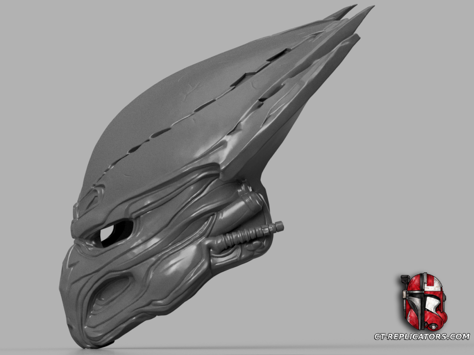 STL 3D Print Files BAD LANDS Father Concept 14 Predator Bio Mask (Helmet) Cosplay 1:1 Replica