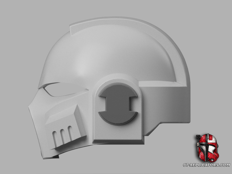 STL 3D Print Files Death Guard Poison-Master Marine Helmet MK7 Veteran 1:1 Replica Cosplay