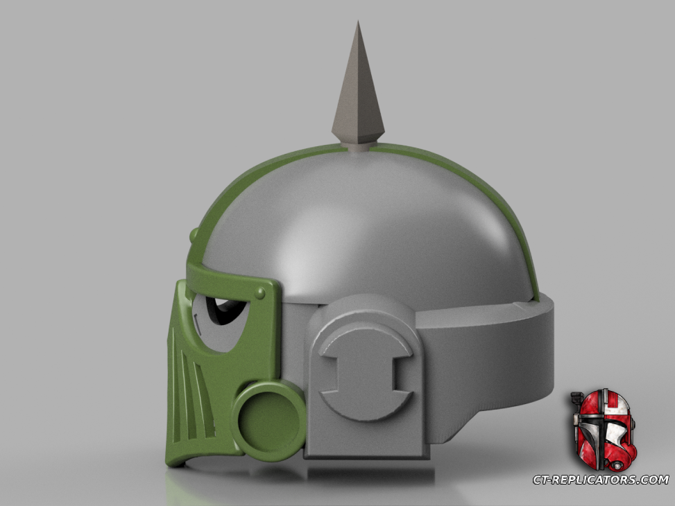 Death Guard MK3 Korpus-Pattern Space Marine Helmet 1:1 Cosplay Replica