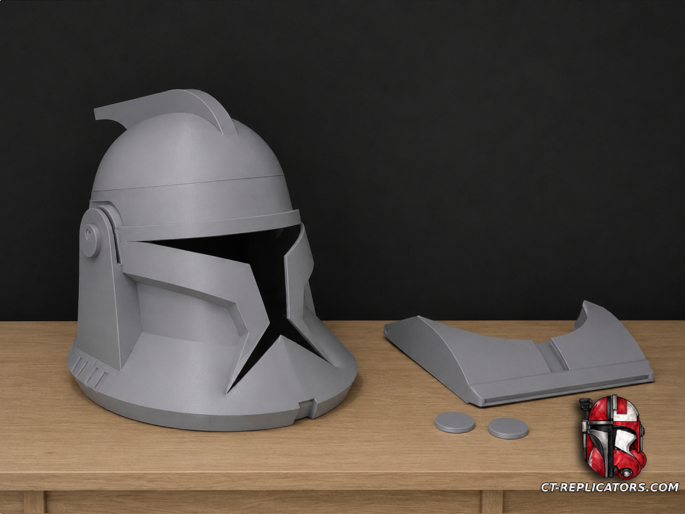 Animated Clone Trooper Helmet Phase 1 TCW Macrobinoculars Specialist gear Star Wars Cosplay