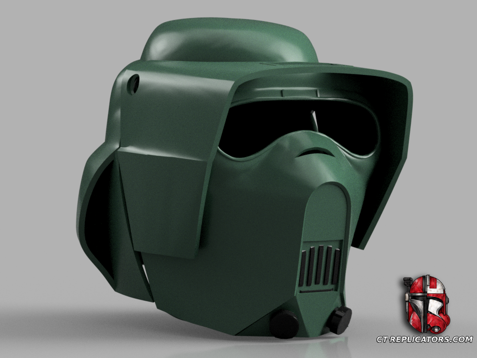 STL 3D Print Files Kashyyyk Clone Trooper Helmet ROTS BF2 Star Wars Cosplay