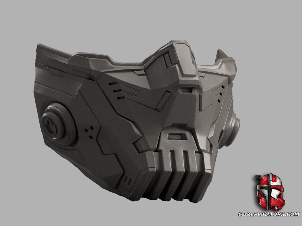 STL 3D Print Files Winter Soldier Marvel Rivals Mask 1:1 Cosplay Replica