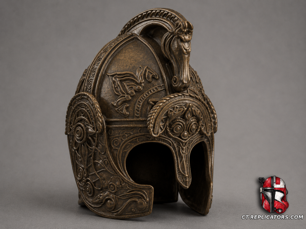 STL 3D Print Files LOTR Hobbit King Théoden Helmet 1:1 Cosplay Replica
