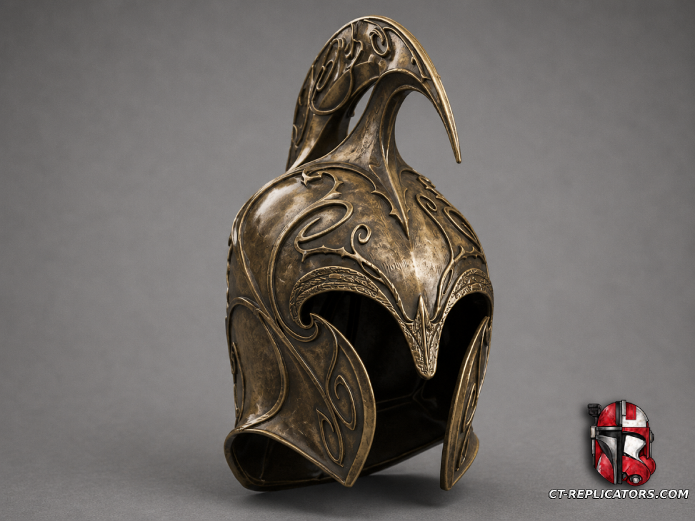 STL 3D Print Files LOTR Hobbit High Elven War Helmet 1:1 Cosplay Replica