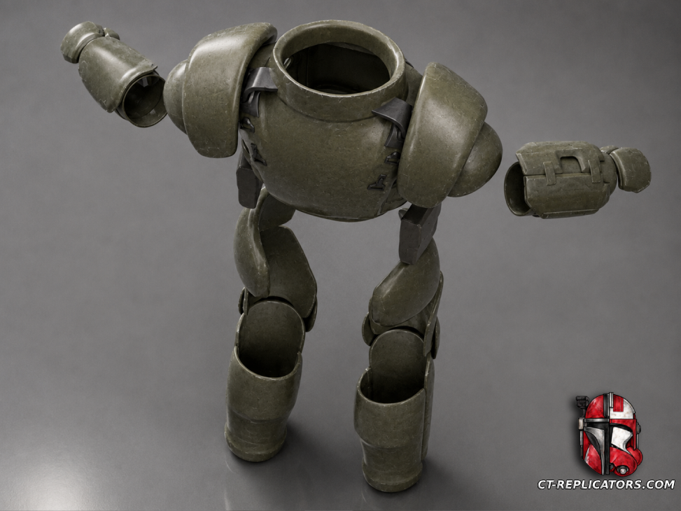 STL 3D Print Files Helldivers 2 - B-27 Fortified Commando Armor Cosplay 1:1 Replica