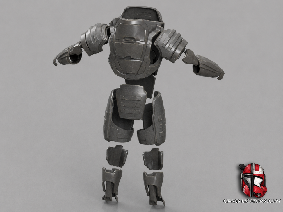 STL 3D Print Files Helldivers 2 FS-55 Destroyer Armor Diy Kit Cosplay 1:1