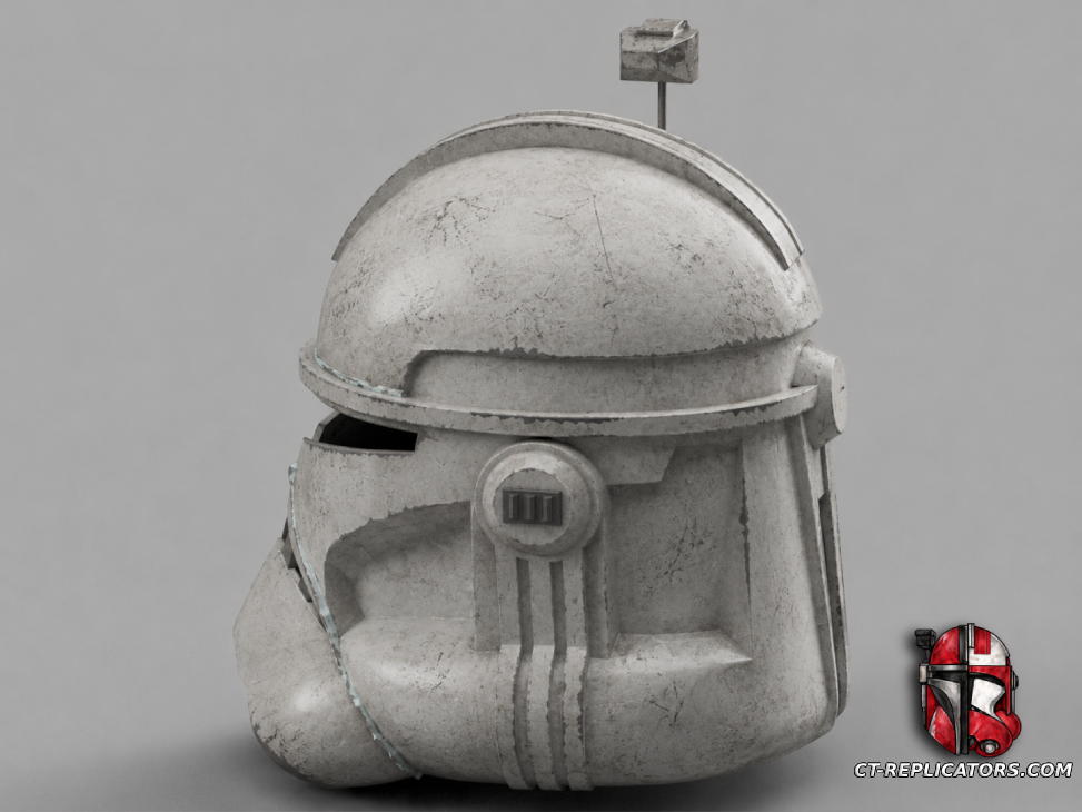 STL 3D Print Files Captain Rex Hot Toys type Phase 2 Helmet ROTS (Commander) Star Wars Cosplay