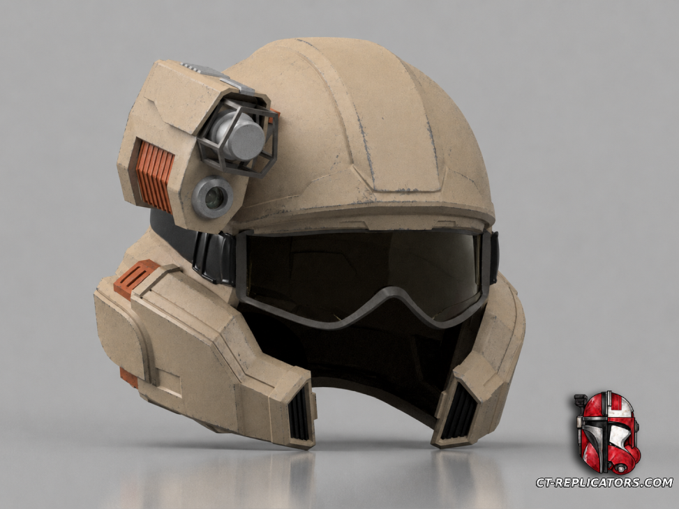 STL 3D Print Files Helldivers 2 - SEAF Leader Medic Helmet 1:1 Cosplay Replica