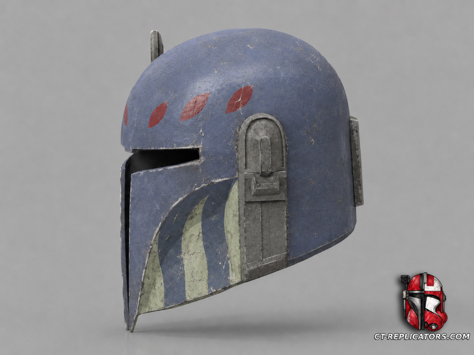 STL 3D Print Files Star Wars Zero Company Idra / Cly Kullervo Mandalorian Helmet 1:1 Cosplay Replica