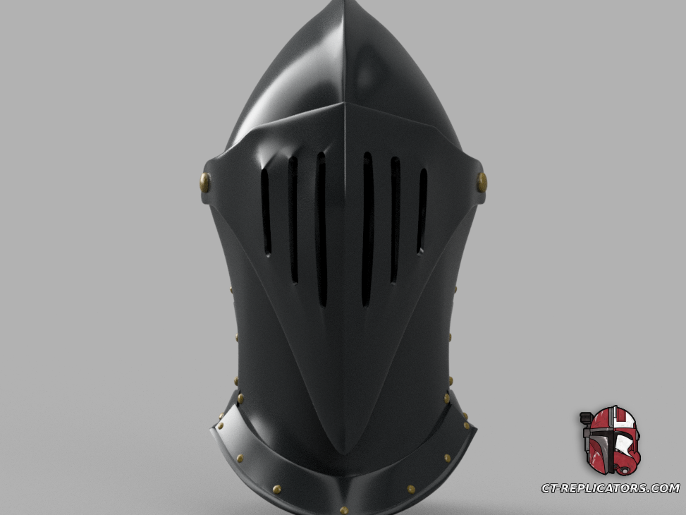 3D Print STL Files Elden Ring black Knight Helmet 1:1 Cosplay