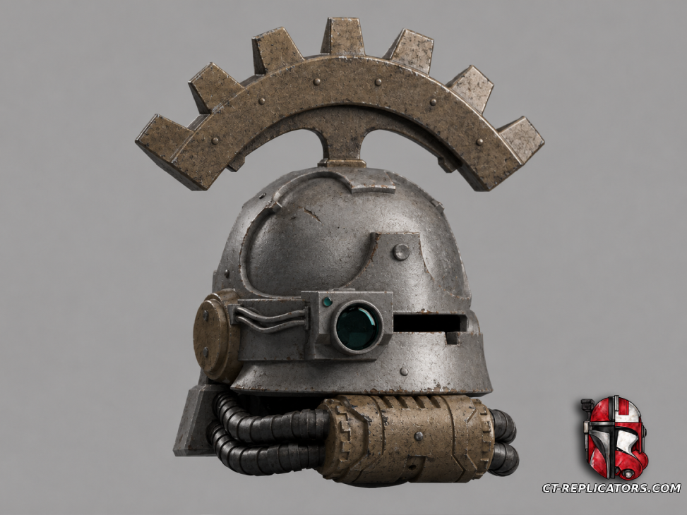 3D Print STL Files Alpha Skitarii Vanguard Helmet 1:1 Cosplay Replica