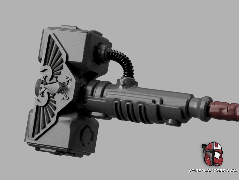 STL 3D Print Files Thunder Hammer Space Marine 2 Warhammer 40k