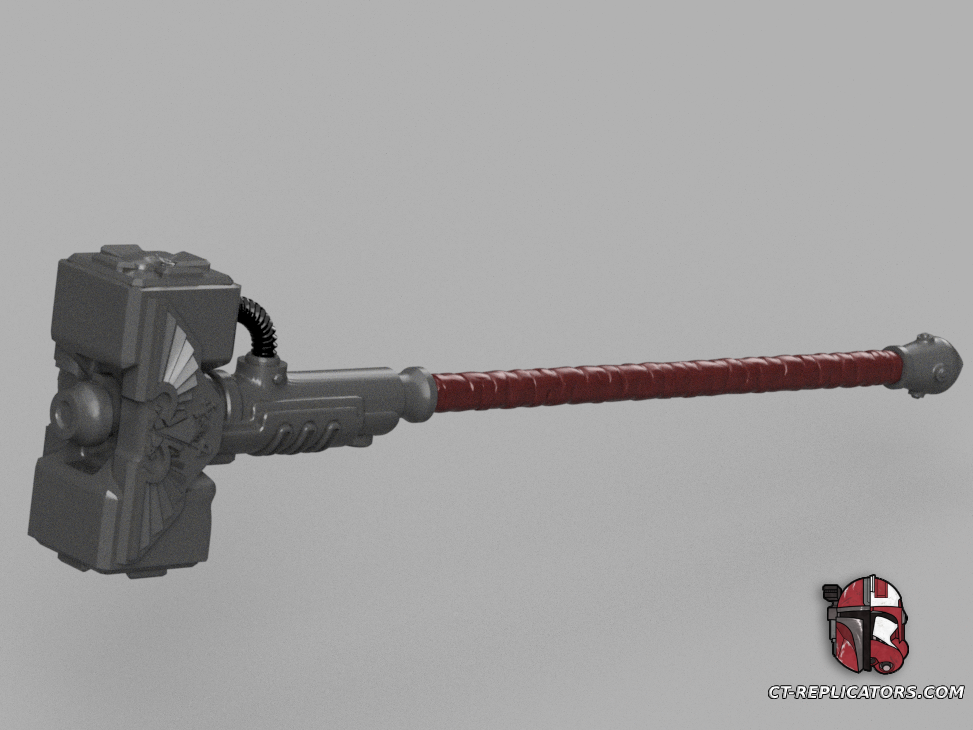 STL 3D Print Files Thunder Hammer Space Marine 2 Warhammer 40k