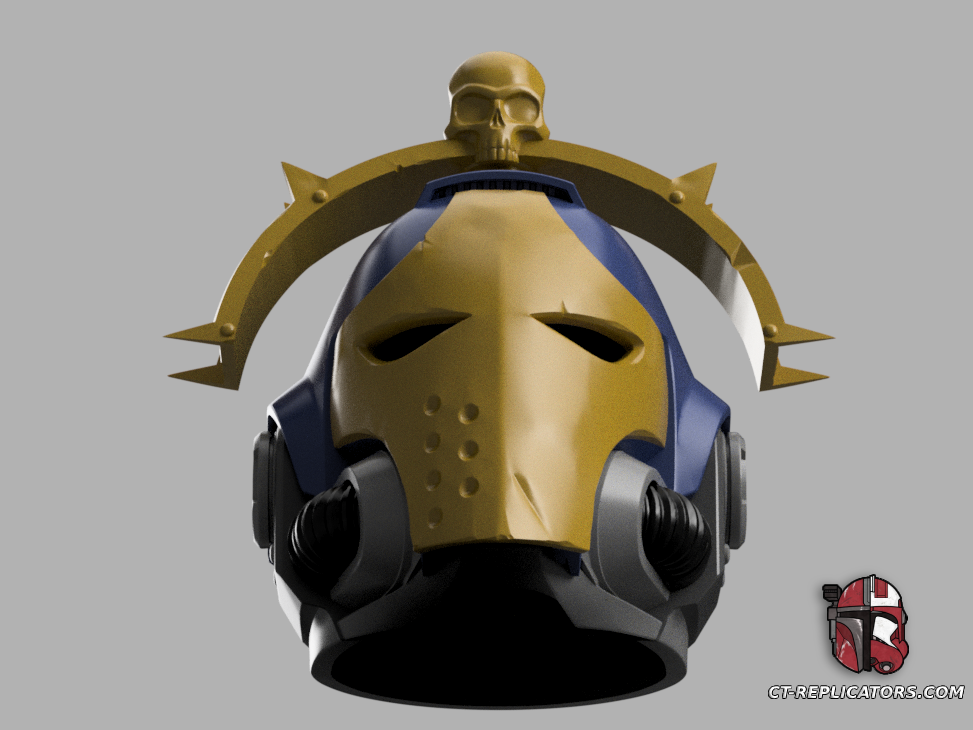 STL 3D Print FIles Space Marine Tactial Helmet Warhammer Primaris Astartes Mohawk Helmet MK X MK 10 Wh40k Helmet Cosplay 1:1