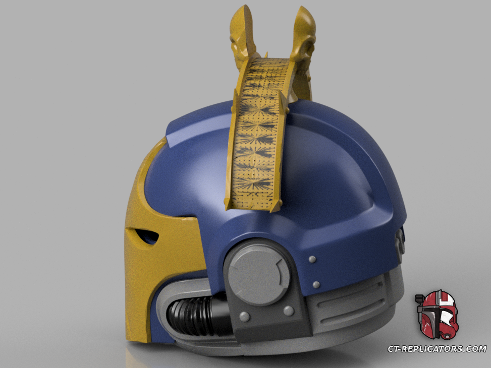 STL 3D Print FIles Space Marine Tactial Helmet Warhammer Primaris Astartes Mohawk Helmet MK X MK 10 Wh40k Helmet Cosplay 1:1