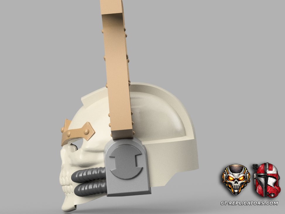 World Eaters Corn Berzerker Chaplain MK7 Space Marine Helmet Cosplay 1:1