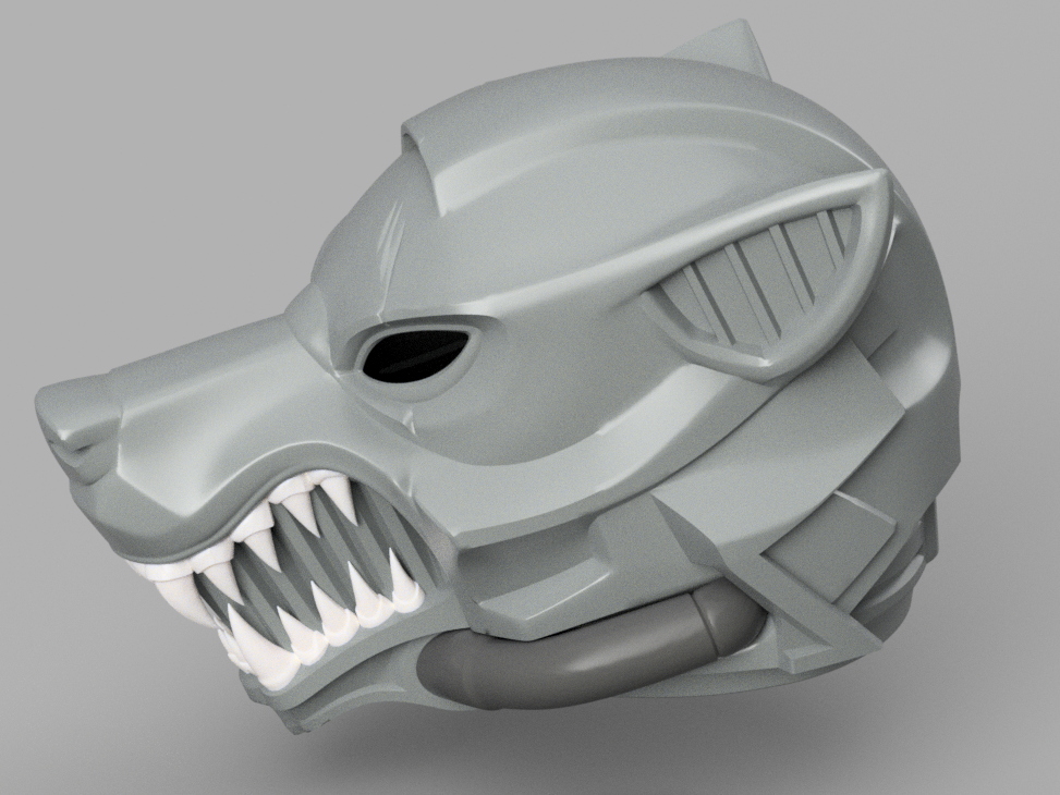 STL 3D Print Files Space Wolves Space Marine Helmet 1:1 Cosplay Replica Warhammer
