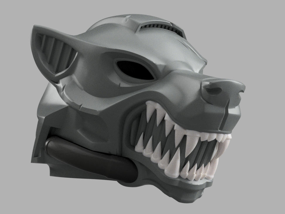 STL 3D Print Files Space Wolves Space Marine Helmet 1:1 Cosplay Replica Warhammer