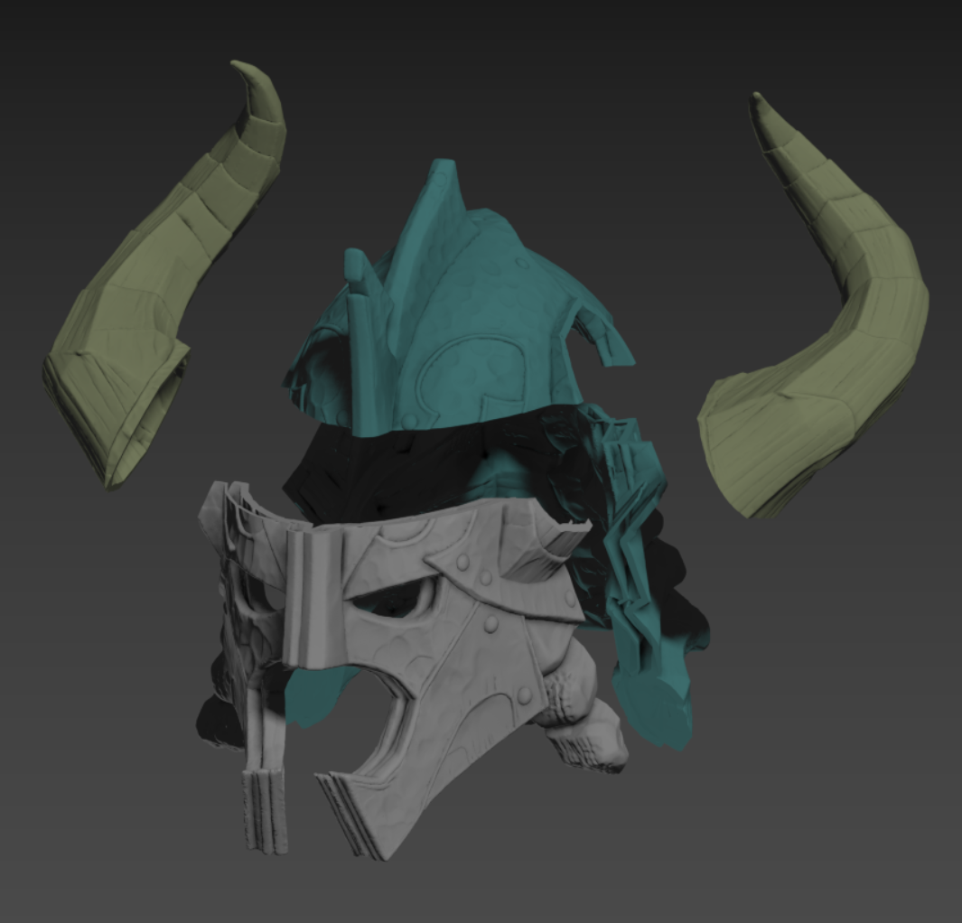 STL 3D Print Files Elder Scrolls Skyrim - Dragonbone Helmet 1:1 Cosplay Replica