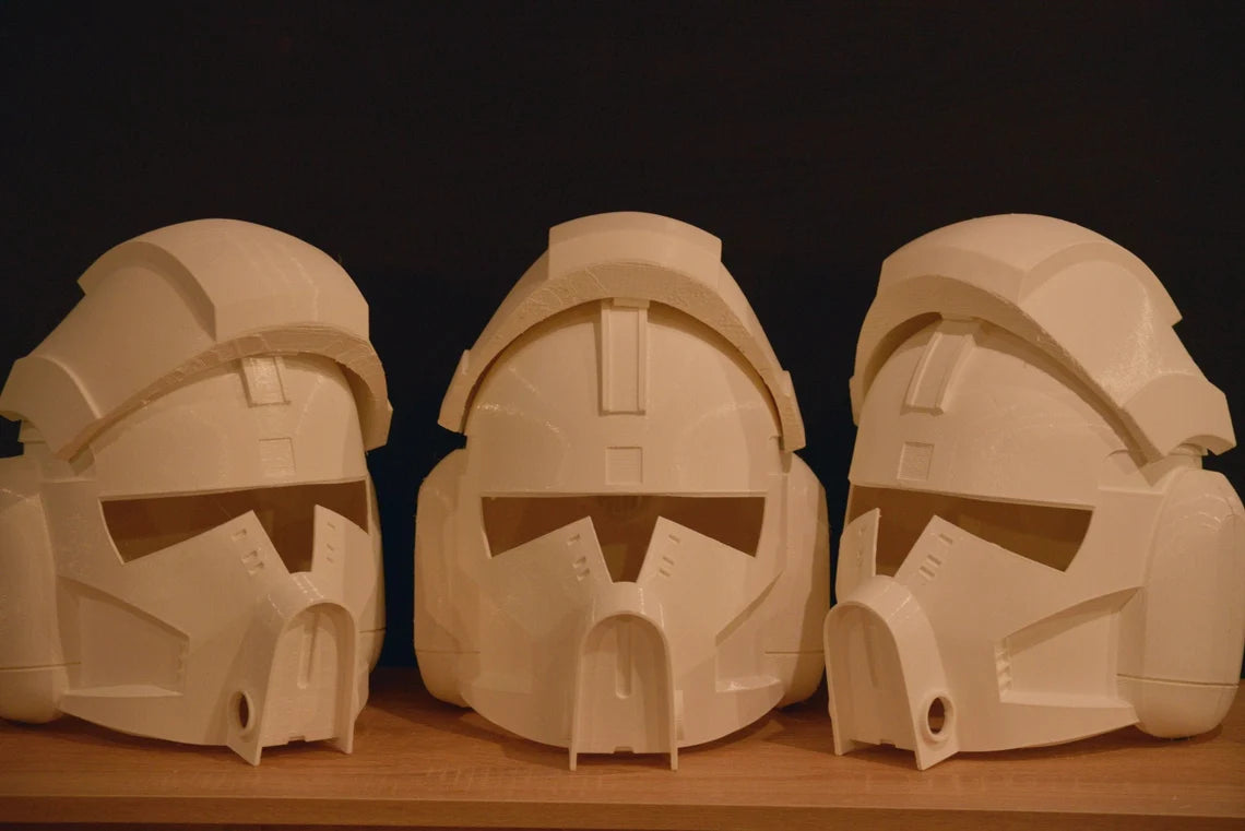 Clone Trooper Pilot helmet Animated TCW Season 4 - 7 Star Wars Cosplay