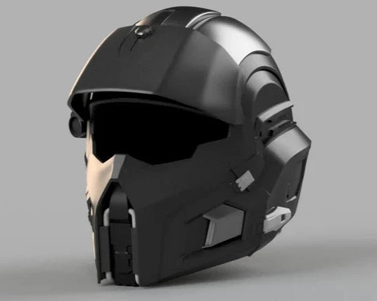 files for motorcycle helmets 3d printed 3D Print Files STL Helldivers 2- SC-34 Infiltrator Helmet DIY Kit Cosp – CT-Replicators