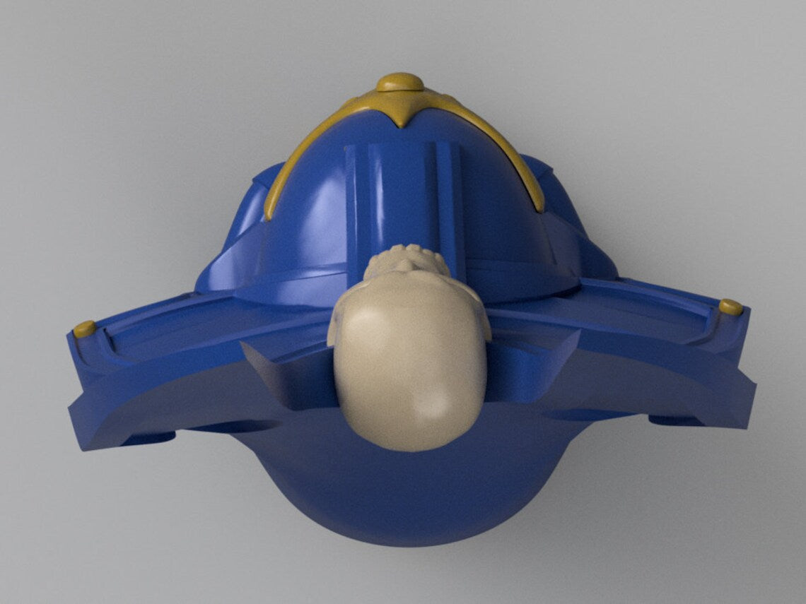STL 3D Print Files Thousand Sons Rubric Anubis Helmet Space Marine Helmet Cosplay 1:1